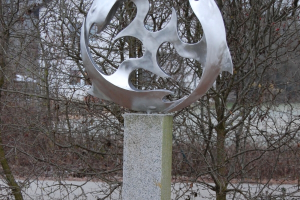 Skulptur, Edelstahl, sculpture stainless steel