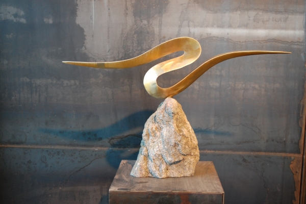 Skulptur, Tombak, sculpture, brass