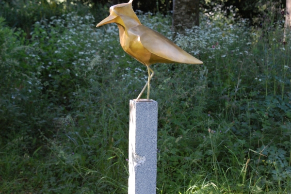 Skulptur Tombak sculpture brass